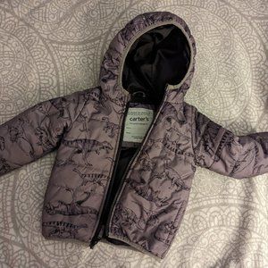 Twins? 2 Winter Coats: Gray Dino and Pink, both Carter's Size 3T boy girl